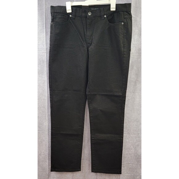 Calvin Klein Black Jeans Women’s 16W x 33 NWT Skinny Straight Mid Rise - Picture 1 of 13